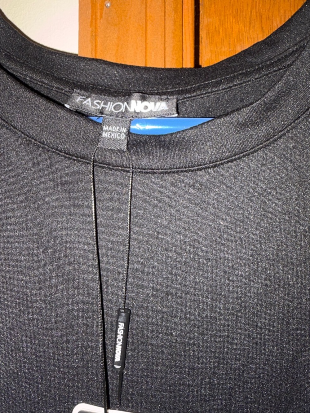 Fashion Nova Black Crewneck Lounge Top - Picture 2 of 3